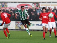 019 2016 SC Genemuiden Excelsior'31  26-11-2016: Voetbal: SC Genemuiden v Excelsior 31: Genemuiden / Danny Menting (l) of Genemuiden, Lars Kamperman Leferink (m) Melvin Velthuis (r) of Exceslior '31 Rijssen : SC Genemuiden, Excelsior '31, Rijssen, Danny Menting, Lars Kamperman Leferink, Melvin Velthuis